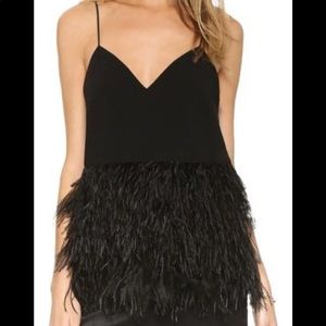 Elizabeth and James feather top